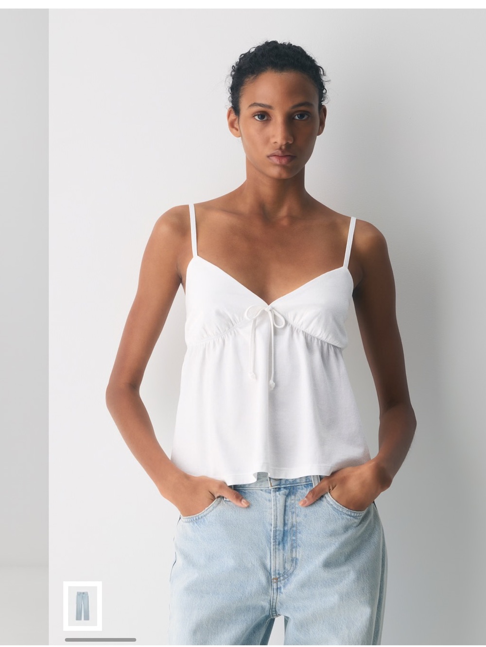 Sunday Best Loulou White Cami